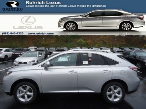 Silver Lining Metallic Lexus RX 350 AWD.  Click to enlarge.