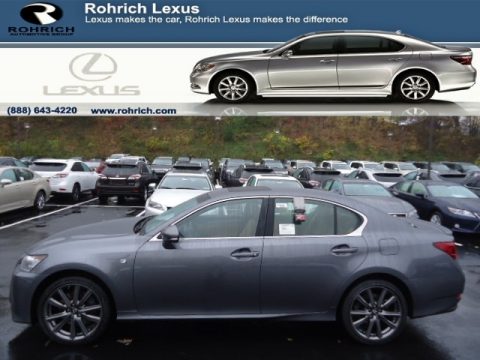 Nebula Gray Pearl Lexus GS 350 AWD F Sport.  Click to enlarge.