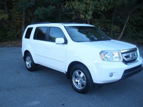 Taffeta White Honda Pilot EX-L.  Click to enlarge.