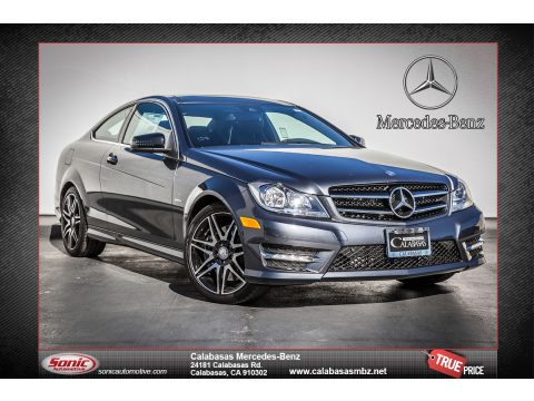 Steel Grey Metallic Mercedes-Benz C 250 Coupe.  Click to enlarge.