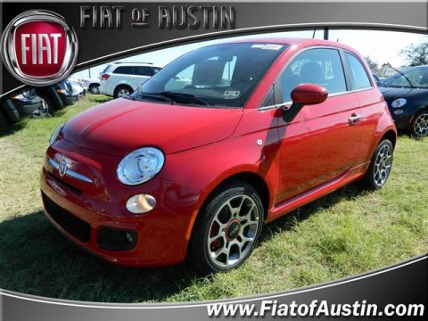 Rosso (Red) Fiat 500 Sport.  Click to enlarge.