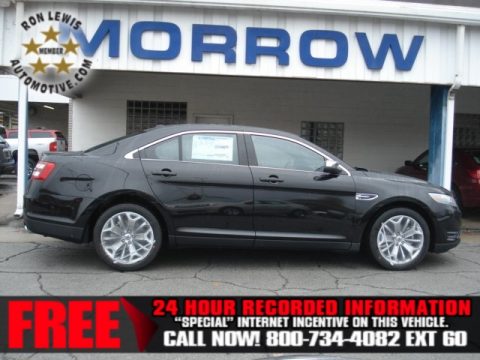 Tuxedo Black Metallic Ford Taurus Limited.  Click to enlarge.