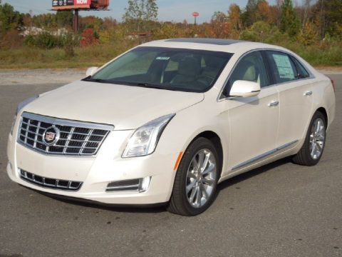 White Diamond Tricoat Cadillac XTS Premium FWD.  Click to enlarge.