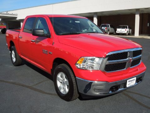 Flame Red Ram 1500 SLT Crew Cab 4x4.  Click to enlarge.