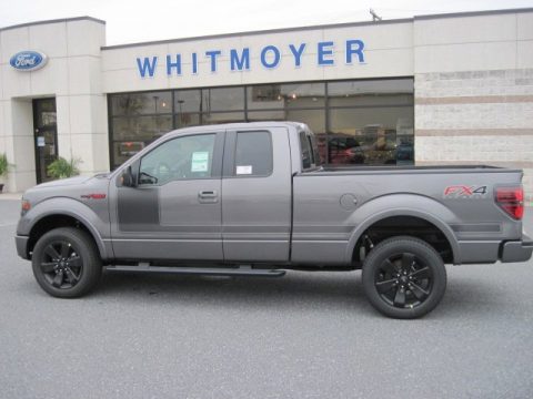 Sterling Gray Metallic Ford F150 FX4 SuperCab 4x4.  Click to enlarge.