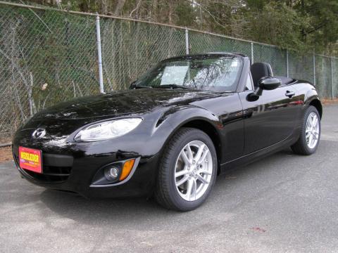 Brilliant Black Mazda MX-5 Miata Sport Roadster. Click to enlarge. Brilliant Black Mazda MX-5 Miata Sport Roadster. Click to enlarge.