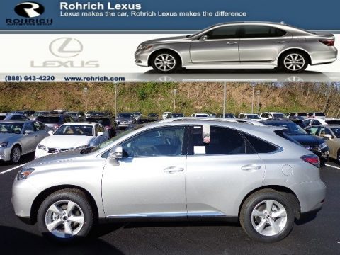 Silver Lining Metallic Lexus RX 350 AWD.  Click to enlarge.