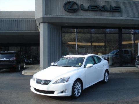 Starfire White Pearl Lexus IS 250 AWD.  Click to enlarge.