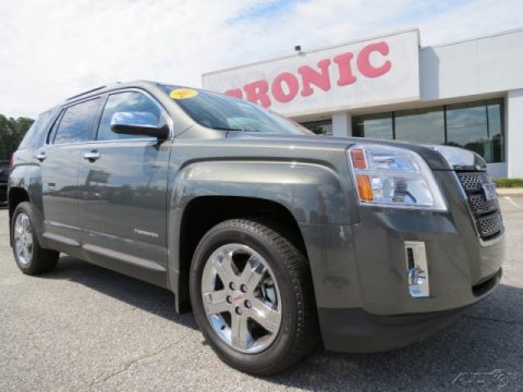 Gray Green Metallic GMC Terrain SLT.  Click to enlarge.