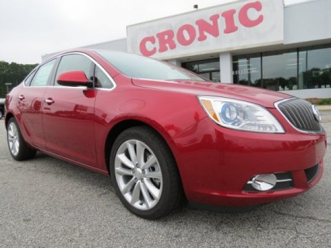Crystal Red Tintcoat Buick Verano FWD.  Click to enlarge.