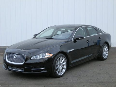 Ultimate Black Metallic Jaguar XJ XJ.  Click to enlarge.