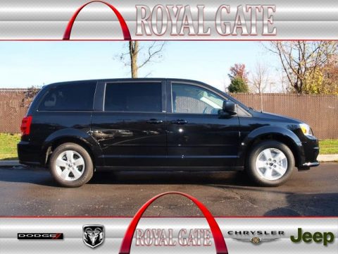 Brilliant Black Crystal Pearl Dodge Grand Caravan SE.  Click to enlarge.