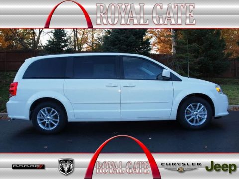 Stone White Dodge Grand Caravan SXT.  Click to enlarge.