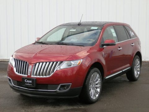 Ruby Red Tinted Tri-Coat Lincoln MKX AWD.  Click to enlarge.