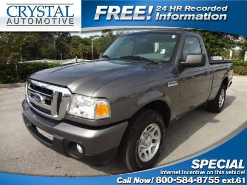 Dark Shadow Grey Metallic Ford Ranger XLT Regular Cab.  Click to enlarge.