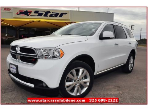 Bright White Dodge Durango Crew.  Click to enlarge.