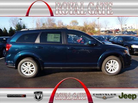 Fathom Blue Pearl Dodge Journey SXT.  Click to enlarge.