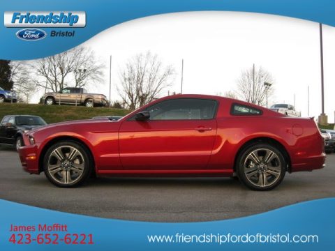 Red Candy Metallic Ford Mustang V6 Premium Coupe.  Click to enlarge.