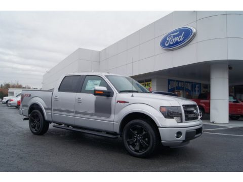 Ingot Silver Metallic Ford F150 FX2 SuperCrew.  Click to enlarge.