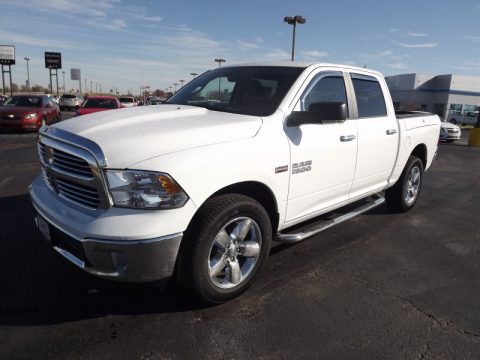 Bright White Ram 1500 Big Horn Crew Cab 4x4.  Click to enlarge.