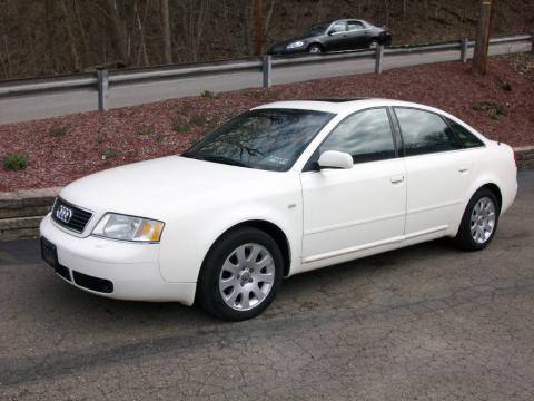 Casablanca White Audi A6 2.8 quattro Sedan.  Click to enlarge.