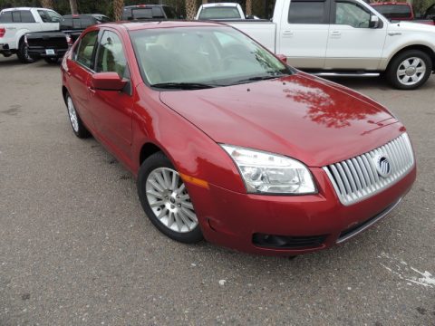 Vivid Red Metallic Mercury Milan I4 Premier.  Click to enlarge.