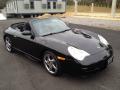 Front 3/4 View of 2002 Porsche 911 Carrera 4 Cabriolet #5