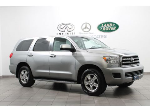 Silver Sky Metallic Toyota Sequoia SR5 4x4.  Click to enlarge.
