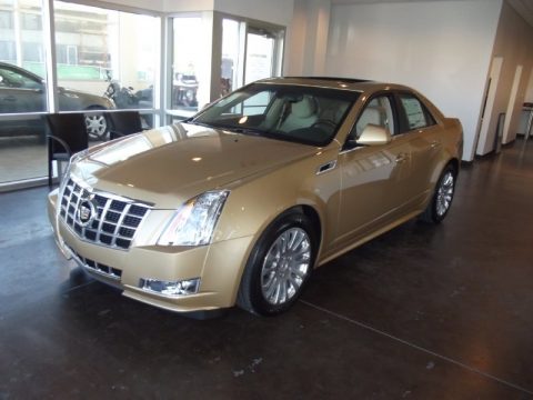 Summer Gold Metallic Cadillac CTS 3.6 Sedan.  Click to enlarge.