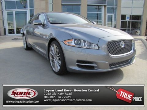 Lunar Grey Metallic Jaguar XJ XJL Supercharged.  Click to enlarge.