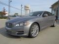 Front 3/4 View of 2012 Jaguar XJ XJL Supercharged #5