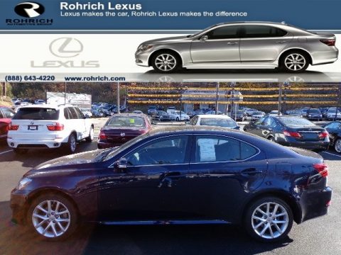 Deep Sea Blue Mica Lexus IS 250 AWD.  Click to enlarge.
