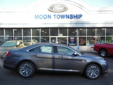 Sterling Gray Metallic Ford Taurus Limited 2.0 EcoBoost.  Click to enlarge.