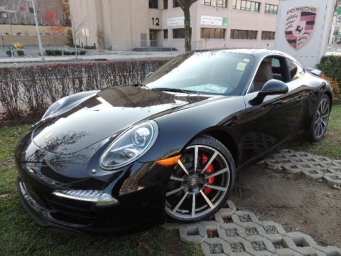 Black Porsche 911 Carrera S Coupe.  Click to enlarge.