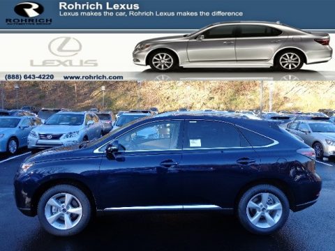 Deep Sea Blue Mica Lexus RX 350 AWD.  Click to enlarge.
