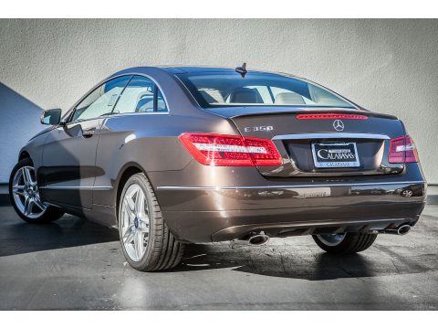 Dolomite Brown Metallic Mercedes-Benz E 350 Coupe.  Click to enlarge.