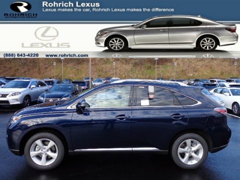 Deep Sea Blue Mica Lexus RX 350 AWD.  Click to enlarge.