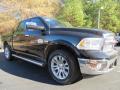 Front 3/4 View of 2013 Ram 1500 Laramie Longhorn Crew Cab 4x4 #4