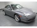 Front 3/4 View of 2003 Porsche 911 Carrera Coupe #8