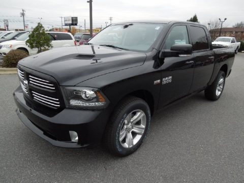 Black Ram 1500 Sport Crew Cab 4x4.  Click to enlarge.