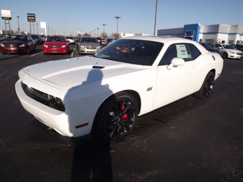 Bright White Dodge Challenger SRT8 392.  Click to enlarge.