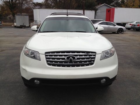 Ivory Pearl White Infiniti FX 35.  Click to enlarge.