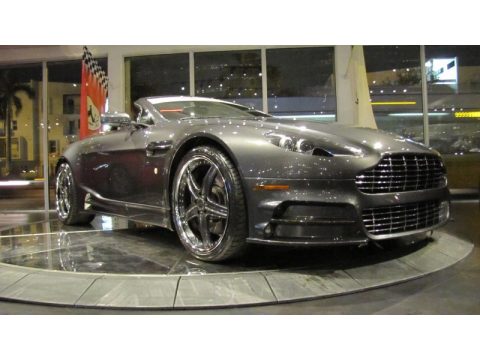 Meteorite Silver Aston Martin V8 Vantage Roadster.  Click to enlarge.
