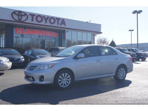 Classic Silver Metallic Toyota Corolla LE.  Click to enlarge.