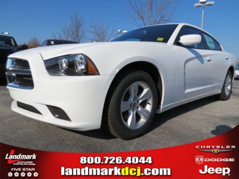 Bright White Dodge Charger SE.  Click to enlarge.