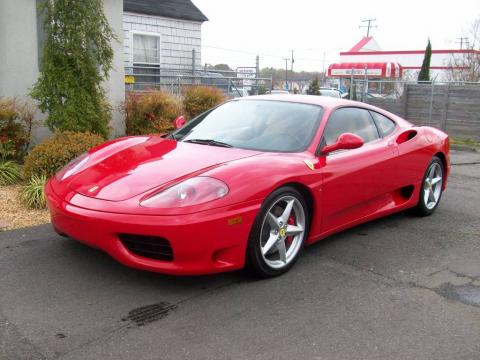 Red Ferrari 360 Modena F1.  Click to enlarge.