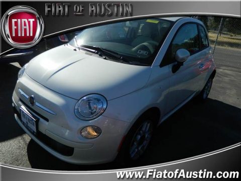 Bianco Perla (Pearl White) Fiat 500 Pop.  Click to enlarge.