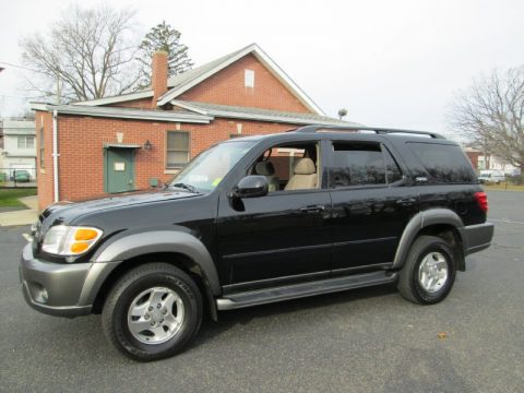 Black Toyota Sequoia SR5 4WD.  Click to enlarge.