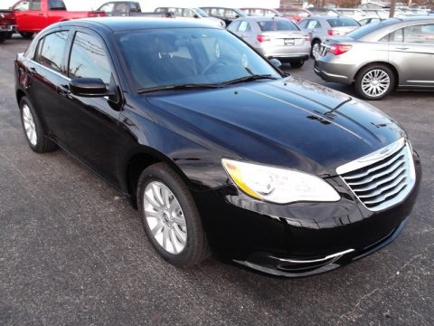 Black Chrysler 200 Touring Sedan.  Click to enlarge.