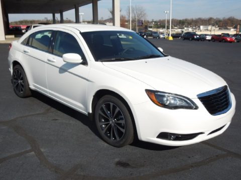 Bright White Chrysler 200 S Sedan.  Click to enlarge.